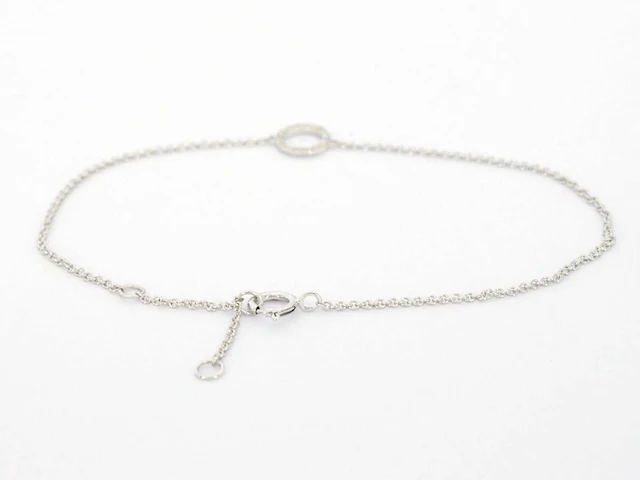 Witgouden armband diamant - afbeelding 4 van  7