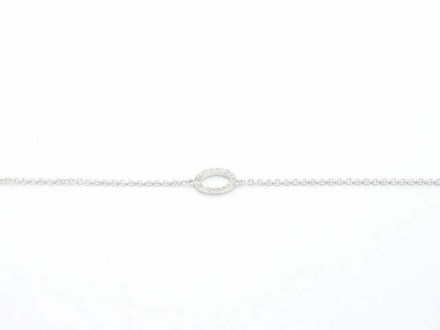 Witgouden armband diamant - afbeelding 6 van  7