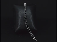 Witgouden armband met 16.00 carat zwarte briljant geslepen diamanten - afbeelding 8 van  11