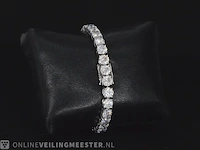 Witgouden armband met 18.00 carat briljanten - afbeelding 5 van  8