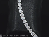 Witgouden armband met 18.00 carat briljanten - afbeelding 6 van  8