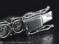 Witgouden armband met 18.00 carat briljanten - afbeelding 8 van  8