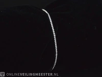 Witgouden armband met briljant geslepen diamanten 1.08 carat - afbeelding 1 van  9