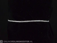 Witgouden armband met briljant geslepen diamanten 1.08 carat - afbeelding 5 van  9
