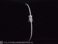 Witgouden armband met briljant geslepen diamanten 1.25 carat - afbeelding 5 van  8