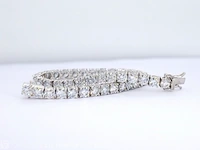 Witgouden armband met briljant geslepen diamanten 9.63 carat - afbeelding 1 van  8