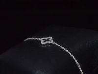 Witgouden armband met diamant - afbeelding 5 van  9