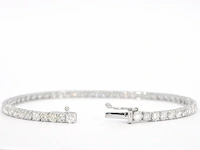 Witgouden armband met diamanten 5.40 carat - afbeelding 3 van  9