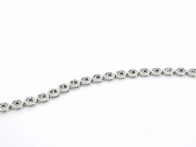 Witgouden armband met diamanten en briljanten 5.80 carat - afbeelding 5 van  7