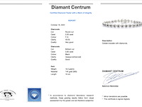 Witgouden armband met diamanten en briljanten 5.80 carat - afbeelding 3 van  7