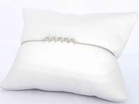 Witgouden armband met diamanten - afbeelding 3 van  7