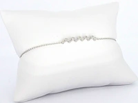 Witgouden armband met diamanten - afbeelding 4 van  7