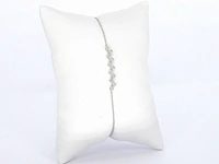 Witgouden armband met diamanten - afbeelding 5 van  7