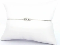 Witgouden armband met diamanten - afbeelding 6 van  7