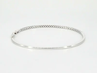Witgouden armband met diamanten - afbeelding 9 van  11