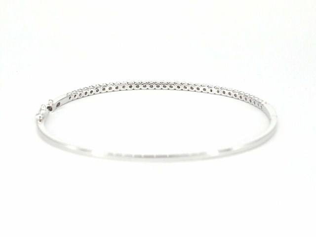 Witgouden armband met diamanten - afbeelding 9 van  11