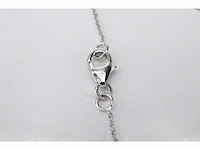 Witgouden armband met een diamanten bedel - afbeelding 4 van  6