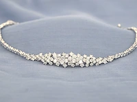Witgouden armband met natuurlijke diamanten 2.20 carat - afbeelding 1 van  8