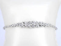 Witgouden armband met natuurlijke diamanten 2.20 carat - afbeelding 3 van  8