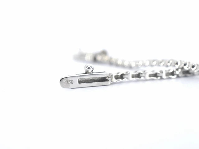 Witgouden armband met natuurlijke diamanten 2.20 carat - afbeelding 5 van  8