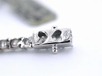 Witgouden armband vol met briljant geslepen diamanten 4.50 carat - afbeelding 9 van  10