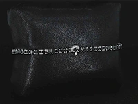 Witgouden armband zwart briljant 7.00 ct - afbeelding 6 van  9