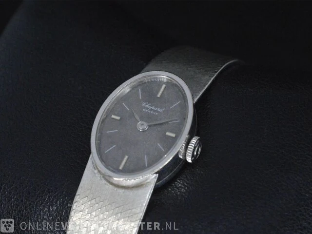 Witgouden chopard dameshorloge - afbeelding 4 van  6