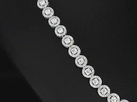 Witgouden collier diamant briljant 12.50 ct - afbeelding 5 van  8