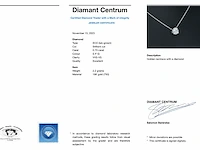 Witgouden collier met een diamant van 0.70 carat - afbeelding 4 van  7