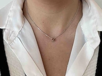 Witgouden collier met een diamant van 1.10 carat van gassan 121 - afbeelding 3 van  10