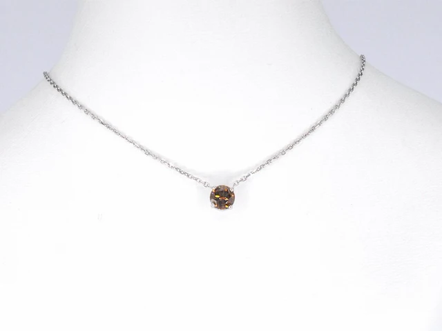 Witgouden collier met een diamant van 1.10 carat van gassan 121 - afbeelding 4 van  10