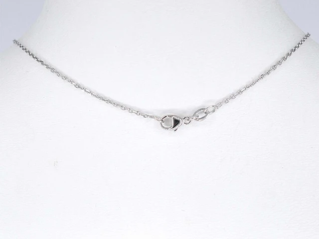 Witgouden collier met een diamant van 1.10 carat van gassan 121 - afbeelding 7 van  10