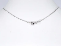 Witgouden collier met een diamant van 1.10 carat van gassan 121 - afbeelding 7 van  10