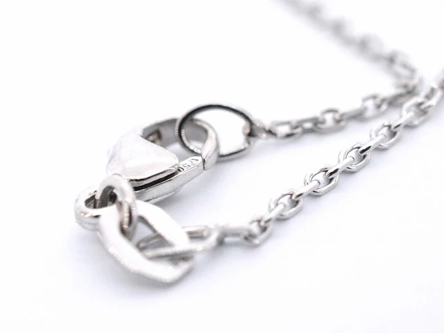 Witgouden collier met een diamant van 1.10 carat van gassan 121 - afbeelding 10 van  10