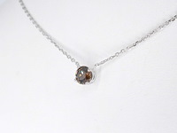 Witgouden collier met een diamant van 1.10 carat van gassan 121 - afbeelding 4 van  9