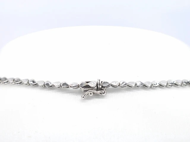 Witgouden collier met natuurlijke diamanten 4.00 carat - afbeelding 6 van  10