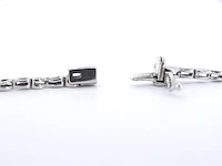 Witgouden collier met natuurlijke diamanten 4.00 carat - afbeelding 7 van  10