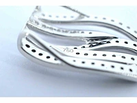 Witgouden design hanger met briljanten diamanten - afbeelding 7 van  9