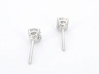 Witgouden diamanten oorbellen van 1.00 carat - afbeelding 6 van  8