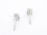 Witgouden diamanten oorbellen van 1.00 carat - afbeelding 5 van  7