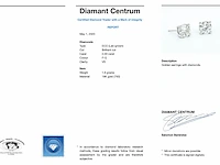 Witgouden diamanten oorbellen van 2.00 carat - afbeelding 3 van  9
