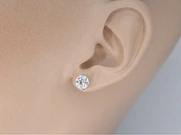 Witgouden diamanten oorbellen van 2.00 carat - afbeelding 2 van  9