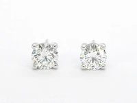 Witgouden diamanten oorbellen van 2.00 carat - afbeelding 6 van  8