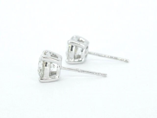 Witgouden diamanten oorbellen van 2.00 carat - afbeelding 5 van  8