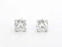 Witgouden diamanten oorbellen van 2.00 carat - afbeelding 6 van  8