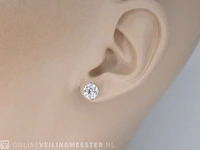 Witgouden diamanten oorbellen van 2.00 carat - afbeelding 3 van  10
