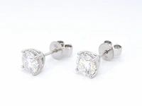 Witgouden diamanten oorbellen van 2.00 carat - afbeelding 6 van  10