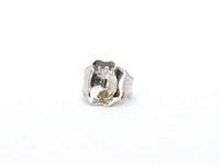 Witgouden entourage oorbellen met diamant - afbeelding 6 van  8