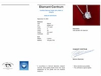 Witgouden halsketting diamant 0.70 ct - afbeelding 3 van  6