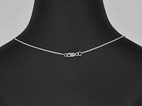 Witgouden halsketting diamant 0.70 ct - afbeelding 4 van  6
